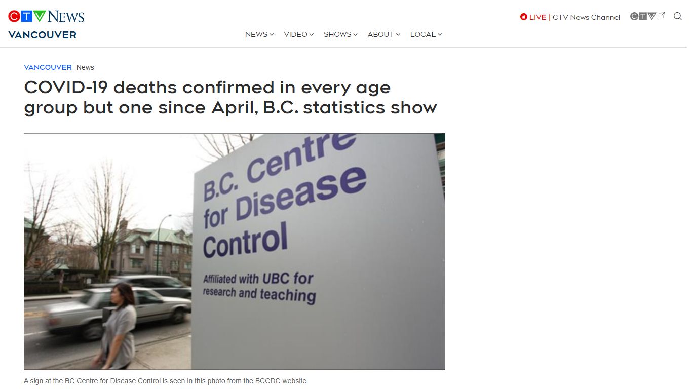B.C. COVID-19 deaths: Vital Statistics data released | CTV News